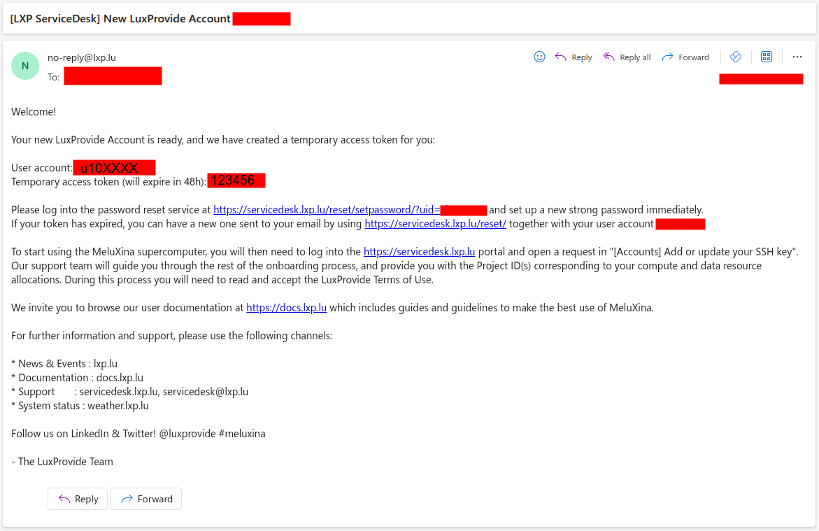 Onboarding email