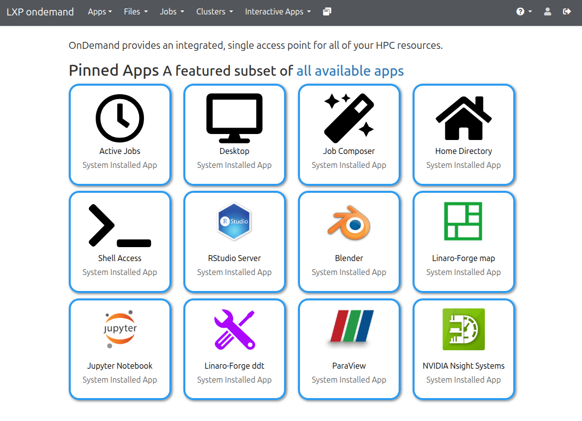 Open OnDemand Login